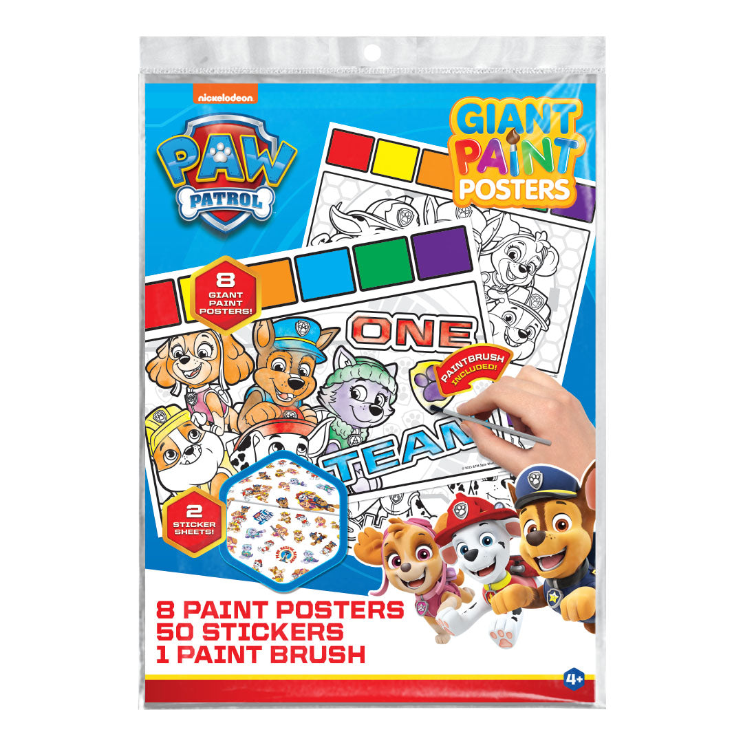 Paw Patrol Paint Posters