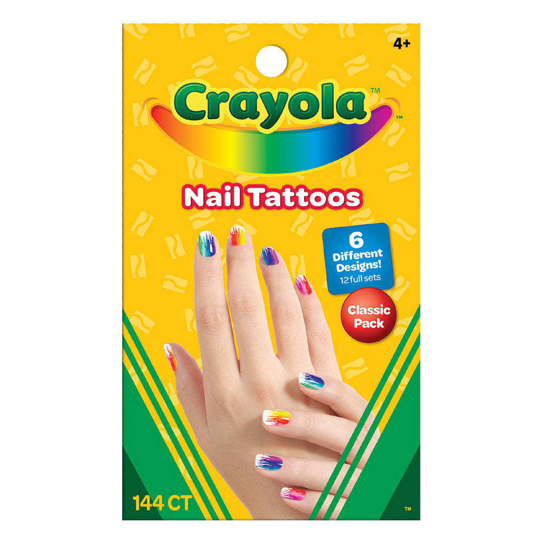 Crayola Classic Nail Tattoo Pouch