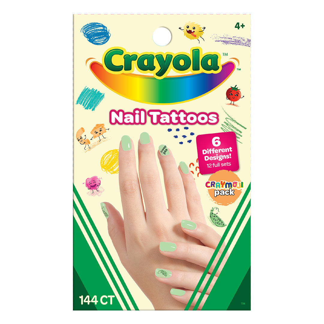 Crayola Craymoji Nail Tattoo Pouch