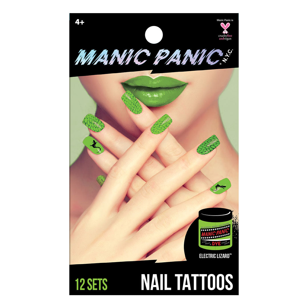 Manic Panic - Electric Lizard Nail Tattoo Pouch