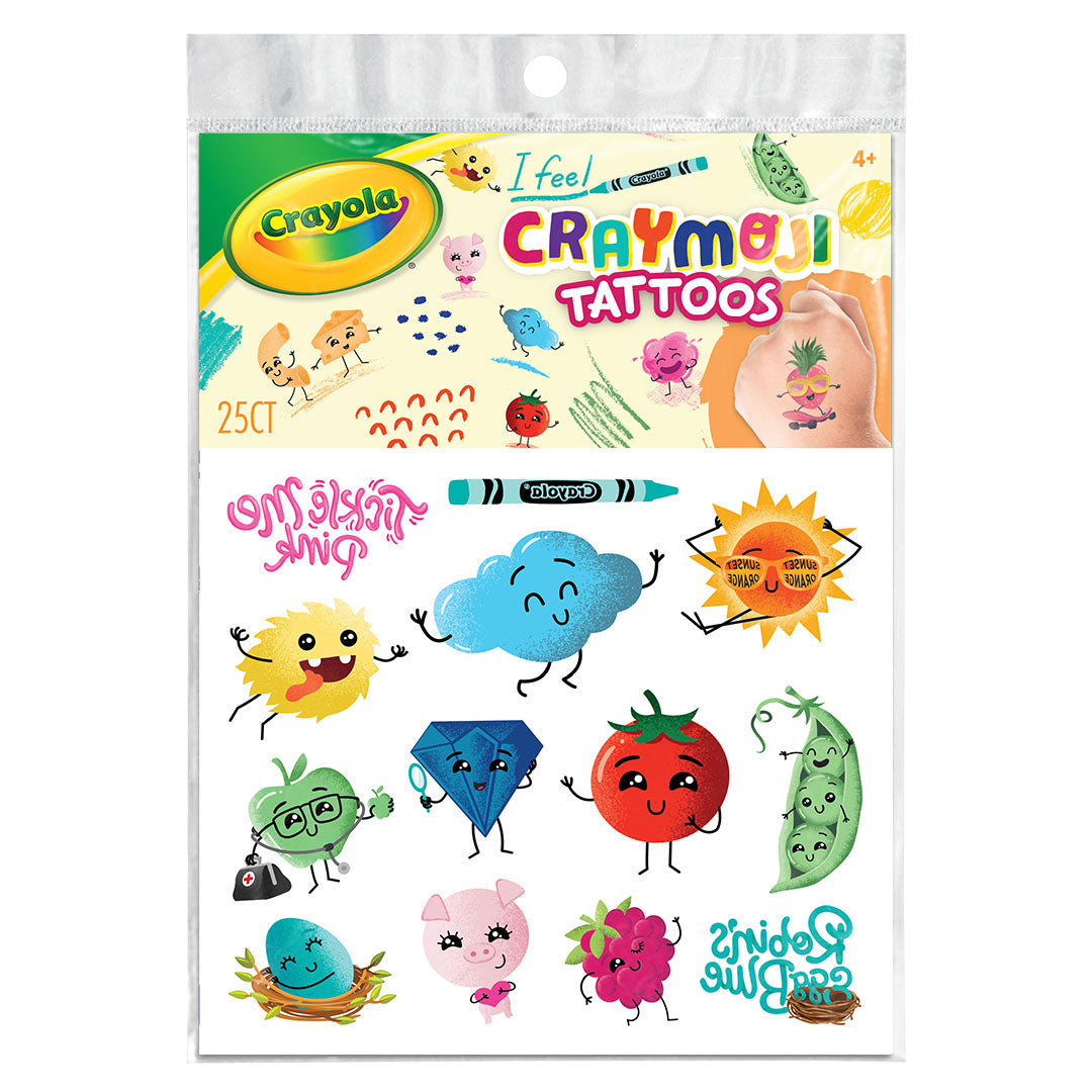 Crayola Cramoji Tickle Me Pink Bag of Tattoos