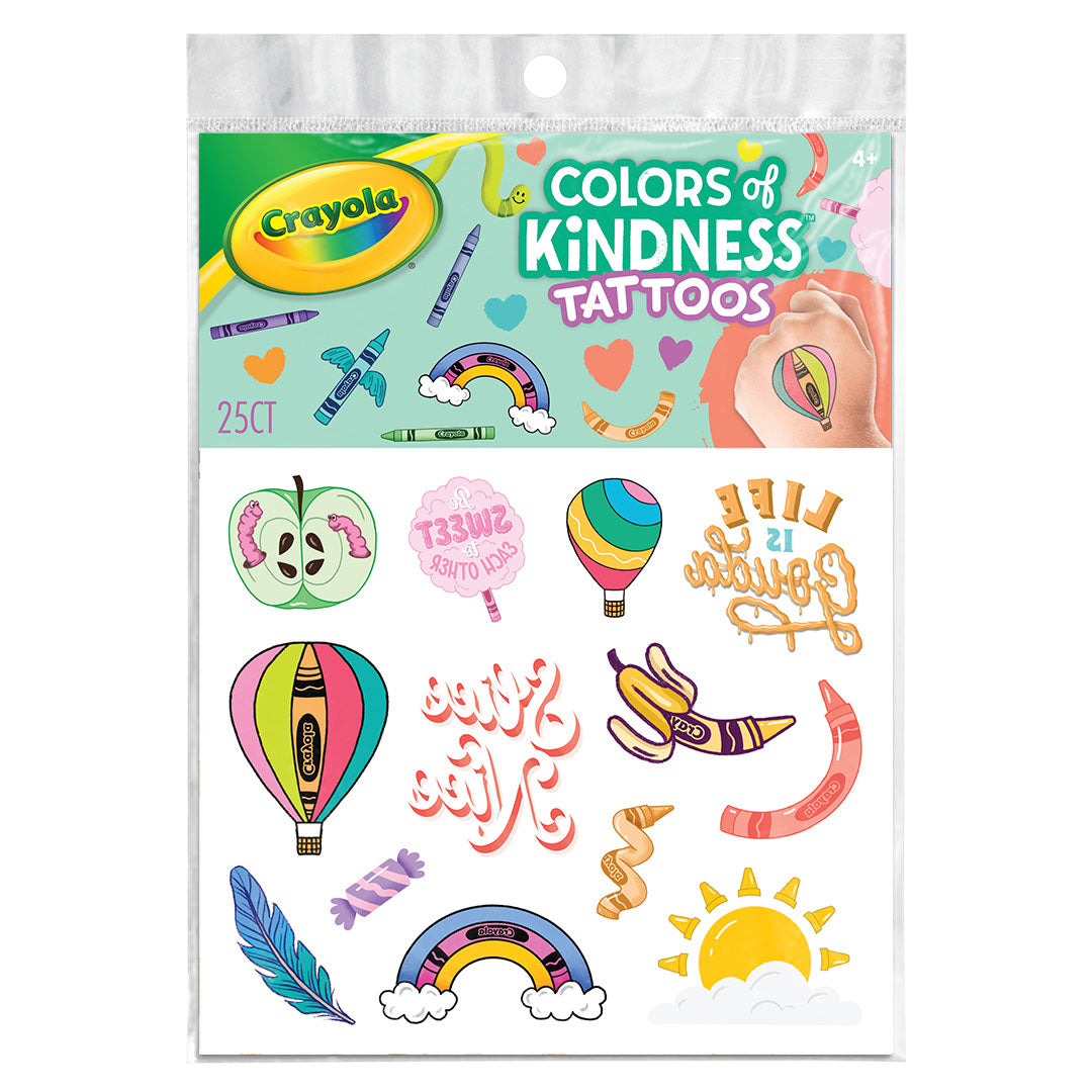 Crayola Colors-of-Kindness Life is Gouda Bag of Tattoos