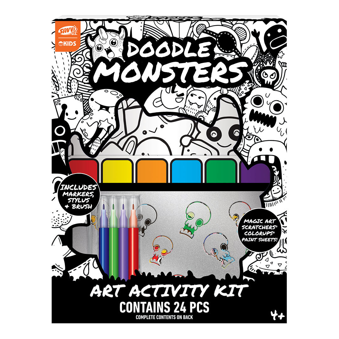Doodle Monsters Activity Kit by Savvi