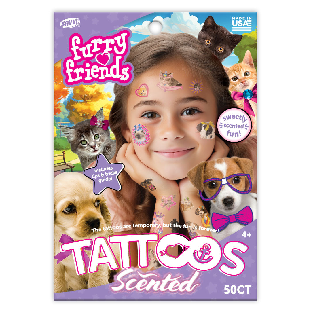 Furry Friends Scented Tattoo Pouch by Savvi